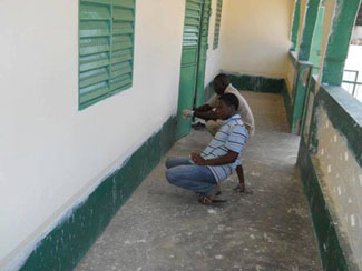 painting the mosque